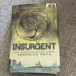 'Insurgent' Book - Green and Gray Cover